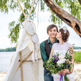 love story досвадебная фотосессия фотограф Киев Марина в стиле бохо