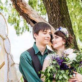 love story досвадебная фотосессия фотограф Киев Марина в стиле бохо
