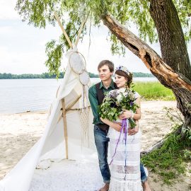 love story досвадебная фотосессия фотограф Киев Марина в стиле бохо