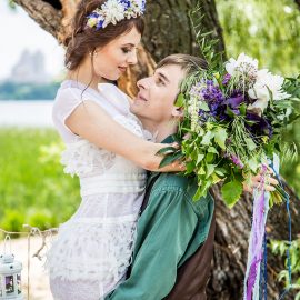 love story досвадебная фотосессия фотограф Киев Марина в стиле бохо