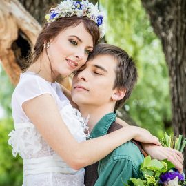 love story досвадебная фотосессия фотограф Киев Марина в стиле бохо