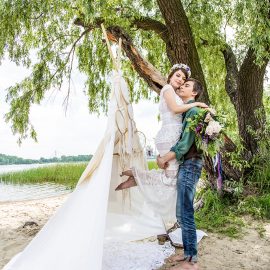 love story досвадебная фотосессия фотограф Киев Марина в стиле бохо