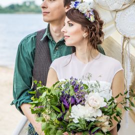 love story досвадебная фотосессия фотограф Киев Марина в стиле бохо