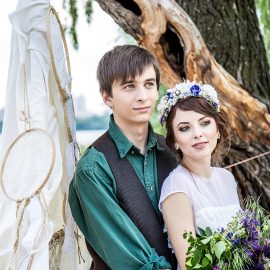 love story досвадебная фотосессия фотограф Киев Марина в стиле бохо