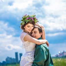 фотосессия Киев фотограф Марина Праздничная Love story у реки на берегу Днепра