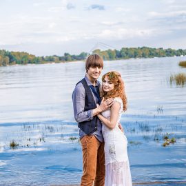 фотосессия на Киевском море озере Днепре киев до свадебная досвадебная после Киев история любви Марина Праздничная