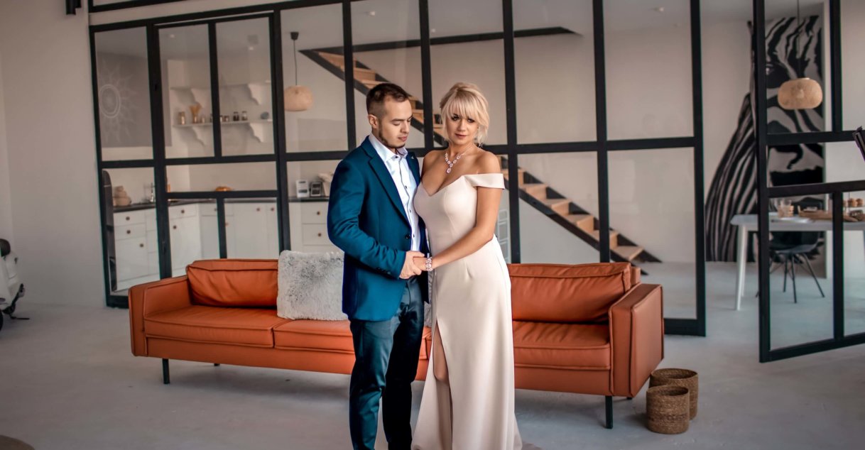 свадебное утро в фотостудии
